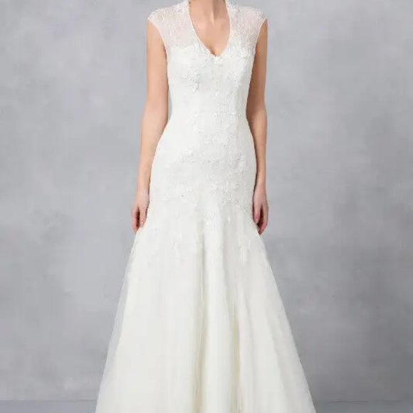 Melissa Sweet Ivory Wedding Dress- Size 12 - Picture 3 of 7